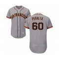 San Francisco Giants #60 Wandy Peralta Grey Road Flex Base Authentic Collection Baseball Player Jersey