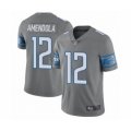 Detroit Lions #12 Danny Amendola Limited Steel Rush Vapor Untouchable Football Jersey
