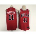 Chicago Bulls #11 DeMar DeRozan Red Stitched Basketball Jersey