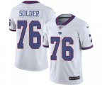 New York Giants #76 Nate Solder Elite White Rush Vapor Untouchable Football Jersey