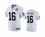 Las Vegas Raiders #16 Tyrell Williams White 2020 Inaugural Season Vapor Limited Jersey