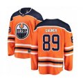 Edmonton Oilers #89 Sam Gagner Authentic Orange Home Fanatics Branded Breakaway Hockey Jersey