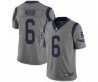 Los Angeles Rams #6 Johnny Hekker Limited Gray Inverted Legend Football Jersey