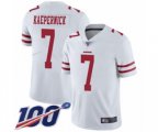 San Francisco 49ers #7 Colin Kaepernick White Vapor Untouchable Limited Player 100th Season Football Jersey
