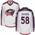 Columbus Blue Jackets #58 David Savard Authentic White Away NHL Jersey