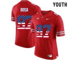 2016 US Flag Fashion Youth Ohio State Buckeyes Nick Bosa #97 College Football Limited Jersey - Scarlet