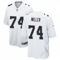 Las Vegas Raiders #74 Kolton Miller Nike White Vapor Limited Jersey