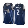 Orlando Magic #2 Jarell Martin Swingman Blue Basketball Jersey - City Edition