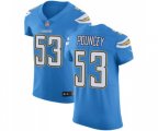 Los Angeles Chargers #53 Mike Pouncey Electric Blue Alternate Vapor Untouchable Elite Player Football Jersey