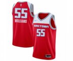 Sacramento Kings #55 Jason Williams Swingman Red Basketball Jersey - 2019-20 City Edition
