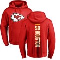Kansas City Chiefs #50 Justin Houston Red Backer Pullover Hoodie