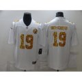 Pittsburgh Steelers #19 JuJu Smith-Schuster White Nike Leopard Print Limited Jersey