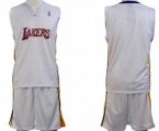 Los Angeles Lakers Blank White Suit