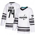 Washington Capitals #74 John Carlson White 2019 All-Star Game Parley Authentic Stitched NHL Jersey