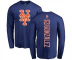 New York Mets #23 Adrian Gonzalez Replica Royal Blue Alternate Road Cool Base Baseball T-Shirt