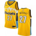Denver Nuggets #27 Jamal Murray Authentic Gold Alternate NBA Jersey Statement Edition