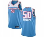 Sacramento Kings #50 Zach Randolph Swingman Blue Basketball Jersey - 2018-19 City Edition