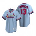 Nike St. Louis Cardinals #13 Matt Carpenter Light Blue Cooperstown Collection Road Stitched Baseball Jersey