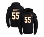 Cincinnati Bengals #55 Vontaze Burfict Black Name & Number Pullover NFL Hoodie