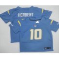 Los Angeles Chargers #10 Justin Herbert Light Blue Vapor Untouchable Stitched Nike Limited Jersey