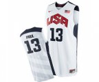 Nike Team USA #13 Chris Paul Swingman White 2012 Olympics Basketball Jersey