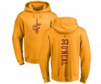Cleveland Cavaliers #33 Shaquille O'Neal Gold One Color Backer Pullover Hoodie