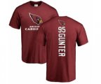 Arizona Cardinals #95 Rodney Gunter Maroon Backer T-Shirt