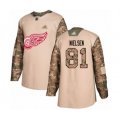 Detroit Red Wings #81 Frans Nielsen Authentic Camo Veterans Day Practice Hockey Jersey