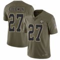 New Orleans Saints #27 Kurt Coleman Limited Olive 2017 Salute to Service NFL Jersey
