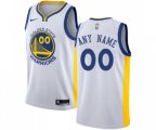 Golden State Warriors Customized Authentic White Home Basketball Jersey - Association Edition