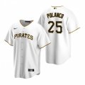 Nike Pittsburgh Pirates #25 Gregory Polanco White Home Stitched Baseball Jersey