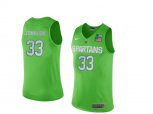 Michigan State Spartans Magic Johnson 33 College Basketball Authentic Jersey - Apple Green