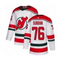 New Jersey Devils #76 P. K. Subban Authentic White Alternate Hockey Jersey
