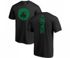 Boston Celtics #36 Shaquille O'Neal Black One Color Backer T-Shirt