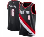 Portland Trail Blazers #6 Jaylen Hoard Swingman Black Basketball Jersey - Icon Edition