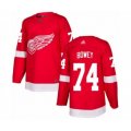 Detroit Red Wings #74 Madison Bowey Authentic Red Home Hockey Jersey