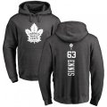 Toronto Maple Leafs #63 Tyler Ennis Charcoal One Color Backer Pullover Hoodie