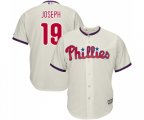 Philadelphia Phillies #19 Tommy Joseph Replica Cream Alternate Cool Base Baseball Jersey