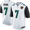 Jacksonville Jaguars #7 Chad Henne Game White NFL Jersey