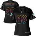Women Miami Dolphins #89 Julius Thomas Game Black Fashion NFL Jersey