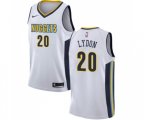 Denver Nuggets #20 Tyler Lydon Authentic White Basketball Jersey - Association Edition