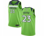 Minnesota Timberwolves #23 Jarrett Culver Swingman Green Basketball Jersey Statement Edition