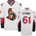 Ottawa Senators #61 Mark Stone Authentic White Away NHL Jersey