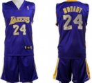 Los Angeles Lakers #24 Bryant Purple Suit