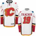 Calgary Flames #19 Matthew Tkachuk Authentic White Away NHL Jersey