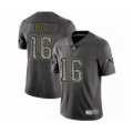 Los Angeles Rams #16 Jared Goff Limited Gray Static Fashion Limited Football Jersey