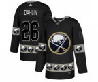 Adidas Buffalo Sabres #26 Rasmus Dahlin Authentic Black Team Logo Fashion NHL Jersey