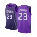 Phoenix Suns #23 Cameron Johnson Swingman Purple Basketball Jersey - City Edition