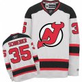 New Jersey Devils #35 Cory Schneider Authentic White Away NHL Jersey