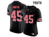 2016 Youth Ohio State Buckeyes Archie Griffin #45 College Football Limited Jersey - Blackout